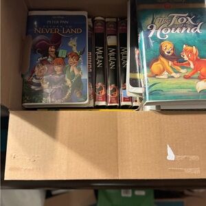 Disney VHS Collection - Peter Pan, Mulan, The Fox and the Hound